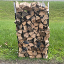 Ovadeks Split Mixed Hardwood 1/4 Face Cord (2'x4') Firewood Stack