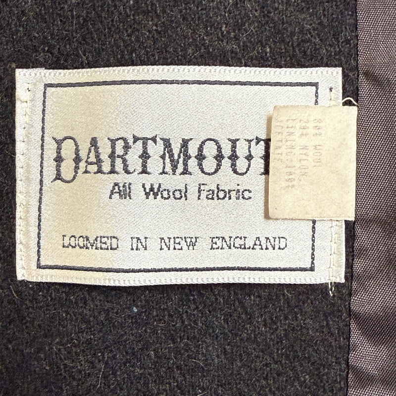 Jofeld Dartmouth Womens Long Black Wool Trench Pea Coat