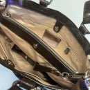 Coach Madison Chainlink Carryall Purple Multicolor Shoulder Tote Bag 15675