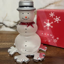 Avon Snowman 2004 Christmas 6.5" Tealight Candle Holder
