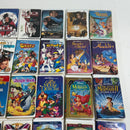 (25) Walt Disney Clamshell Movie Video Home VHS Tapes Lot