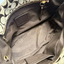 Coach Signature Limited Edition Brown Multicolor Canvas Patchwork Tote Shoulder Bag G0873-F12843