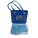 Bogg Non-Slip Waterproof Washable Rubber Accessory Tote Bag w/ Insert & Pouch
