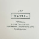 (4) JC Penney JCP Home Porcelain White 7" Salad Plates