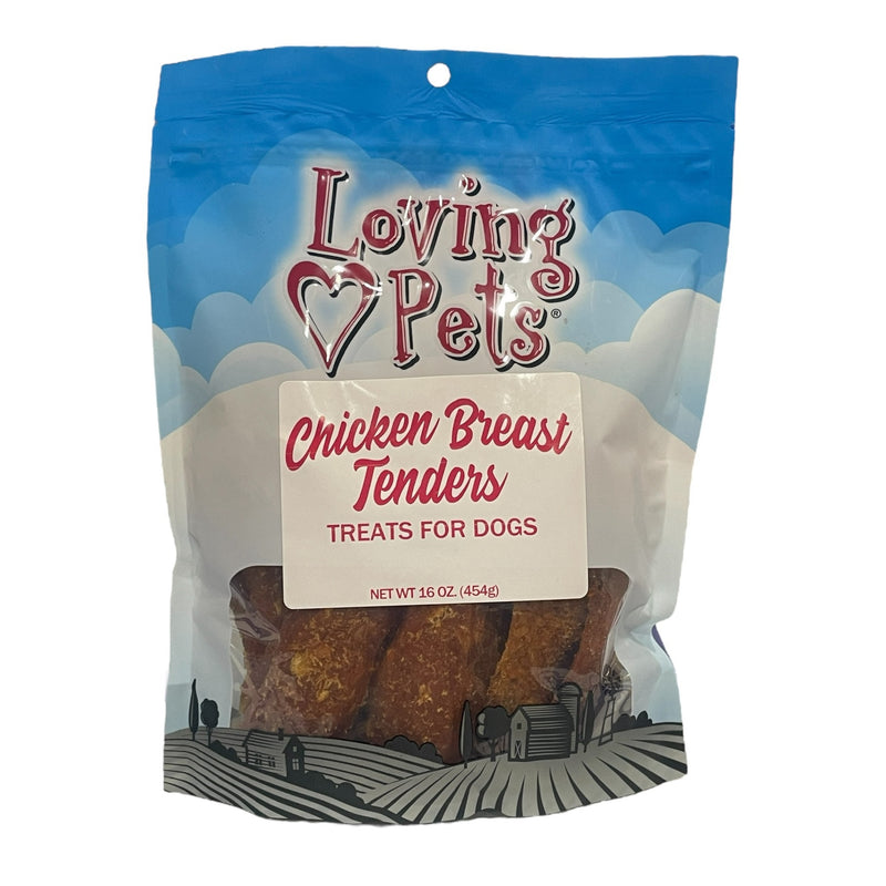 Loving Pets Chicken Breast Tenders Dog Treats 16 oz Bag