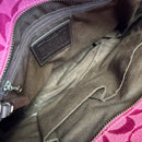 Coach Signature C Hampton Pink Handbag Tote Bag F13023