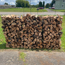 Ovadeks Split Mixed Hardwood 1/4 Face Cord (2'x4') Firewood Stack