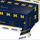 University of Michigan Wolverines Plastic Table Cloth 54" x 108" Tablecover Table Cover
