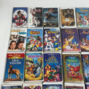 (25) Walt Disney Clamshell Movie Video Home VHS Tapes Lot