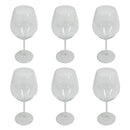 (6) Lenox Tuscany Classics 9.25" Crystal Wine Glasses Signed