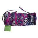 Vera Bradley All Wrapped Up Boysenberry Paisley Jewelry Makeup Travel Bag
