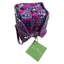 Vera Bradley All Wrapped Up Boysenberry Paisley Jewelry Makeup Travel Bag