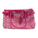 Coach Hibiscus Hampton Signature Carryall Purse Shoulder Bag F13068