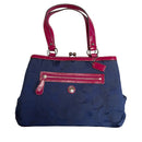 Coach Laura Kisslock Caryall Y2K Signature C Purse Tote Shoulder Bag F14940