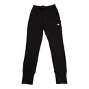 Bobs From Skechers Gold Heart Dog Paw Womens Black Fleece Activewear Pants