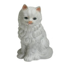 Artmark Ceramic White Persian Cat 6.25" Statue Figurine
