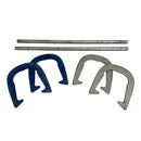 American Professional Genuine Forged Steel (4) Horseshoes & (2) Stakes Set