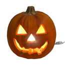Trendmasters 1993 Jack-O-Lantern Halloween Foam 9.5" Pumpkin w/ Light