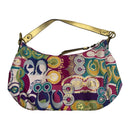 Coach Poppy Multicolor Graffiti Canvas Purse shoulder Bag F19438