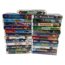(25) Walt Disney Clamshell Movie Video Home System VHS Tapes Lot