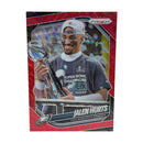 Jalen Hurts 2025 Panini Red Wave Prizm /149 Super Bowl Trophy Football Card