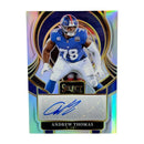 Andrew Thomas 2025 Panini Select Signatures Silver Prizm Auto Football Card SIP-ATS