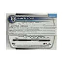 Maykel Coret 2025 Topps 1st Bowman Aqua Mojo Refractor /299 Rookie RC Baseball Card BCP-240