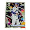 Yoshinobu Yamamoto 2025 Topps Chrome Cosmic Baseball Card