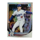 Yoshinobu Yamamoto 2025 Topps Bowman Chrome Mojo Refractor Baseball Card