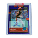 David Bell 2022 Panini Donruss Optic Purple Stars Auto /50 Football Card