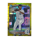 Malachi Witherspoon 2025 Topps 1st Bowman Chrome Yellow Reptilian Refractor /75 Baseball Card BDC-172