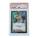 Max Anderson 2024 Topps Bowman Chrome-Prospect Mega Box Blue Refractor /150 Auto Baseball Card BMA-MA PSA 10