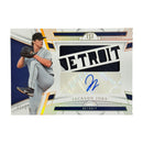 Jackson Jobe 2023 Panini National Treasures Color Relic Auto 1/25 Baseball Card DMS-JJ