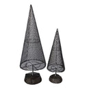 Ellen DeGeneres E.D. 2018 Fillable Black Wire 12.5" & 18" Christmas Tree Set