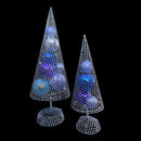 Ellen DeGeneres E.D. 2018 Fillable Black Wire 12.5" & 18" Christmas Tree Set