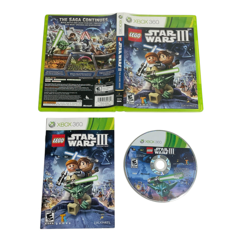 Lego Star Wars III The Clone Wars Microsft Xbox 360 Video Game