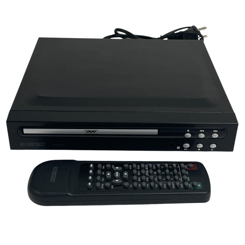 Curtis Compact Black DVD Player DVD1041 w/ Remote