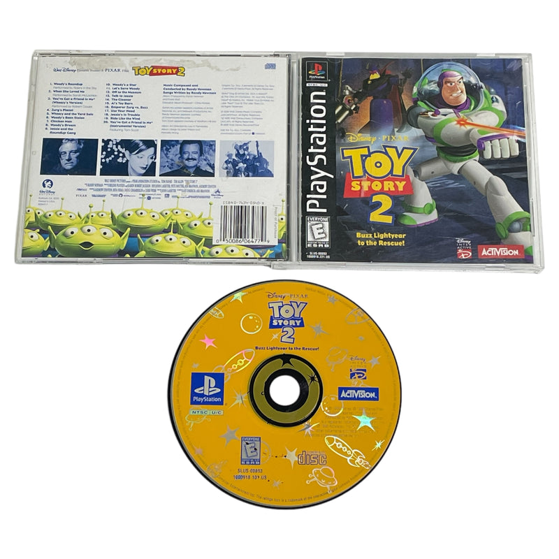 Toy Story 2 Buzz Lightyear to the Rescue! Sony Playstation 1 PS1 Video Game