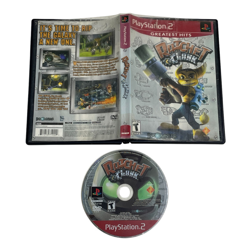 Ratchet & Clank Greatest Hits Sony Playstation 2 PS2 Video Game