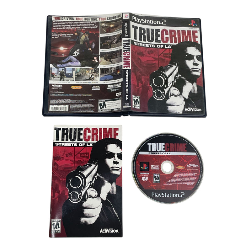 True Crime Streets of LA Sony Playstation 2 PS2 Video Game