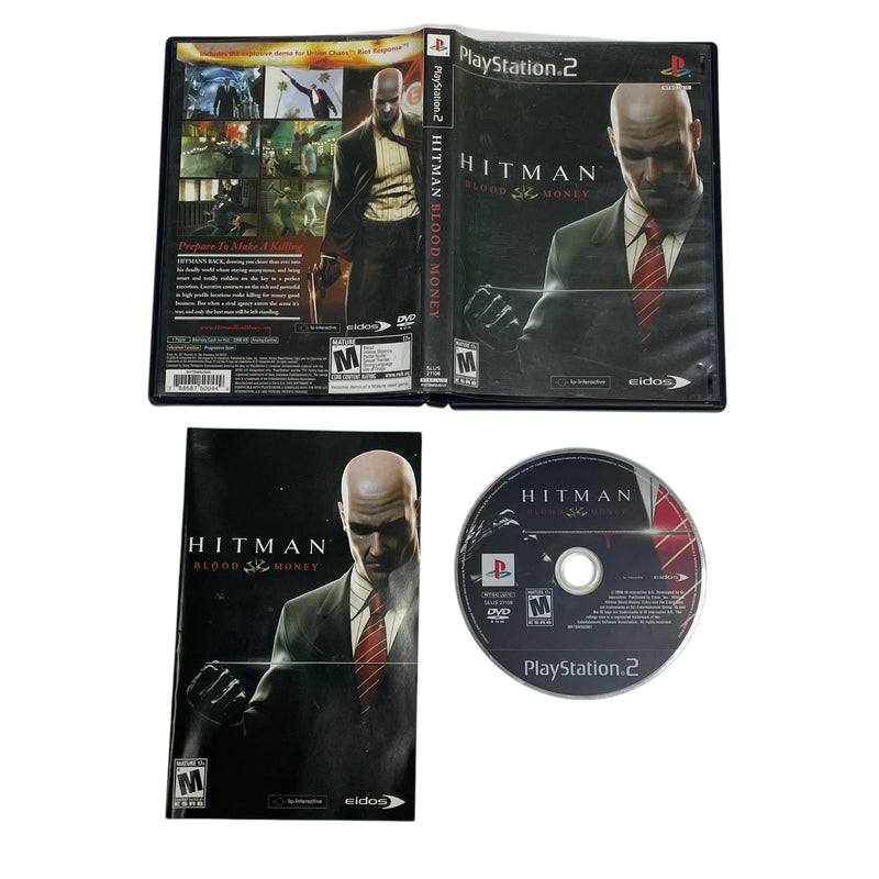 Hitman Blood Money Sony Playstation 2 PS2 Video Game