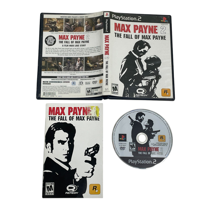 Max Payne 2 The Fall of Max Payne Sony Playstation 2 PS2 Video Game