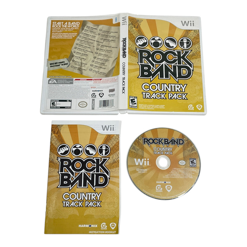 Rock Band Country Track Pack Nintendo Wii Video Game