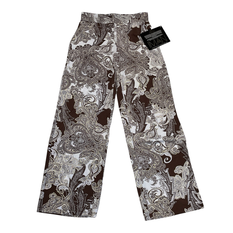 IMAN Global Chic Womens Luxury Resort Palazzo Floral Paisley Pants