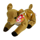 TY Beanie Babies Whisper The Fawn Deer Stuffed 7" Toy Beanbag Plush