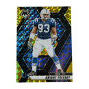 Dwight Freeney 2025 Panini Mosaic Black Gold Prizm 1/8 Football Card