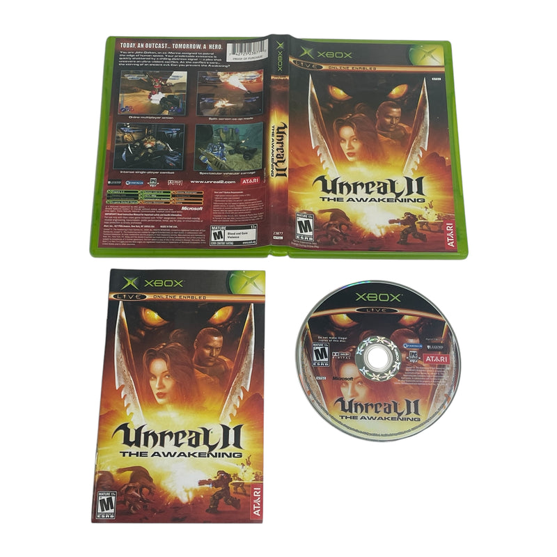 Unreal II The Awakening Microsoft Xbox Video Game