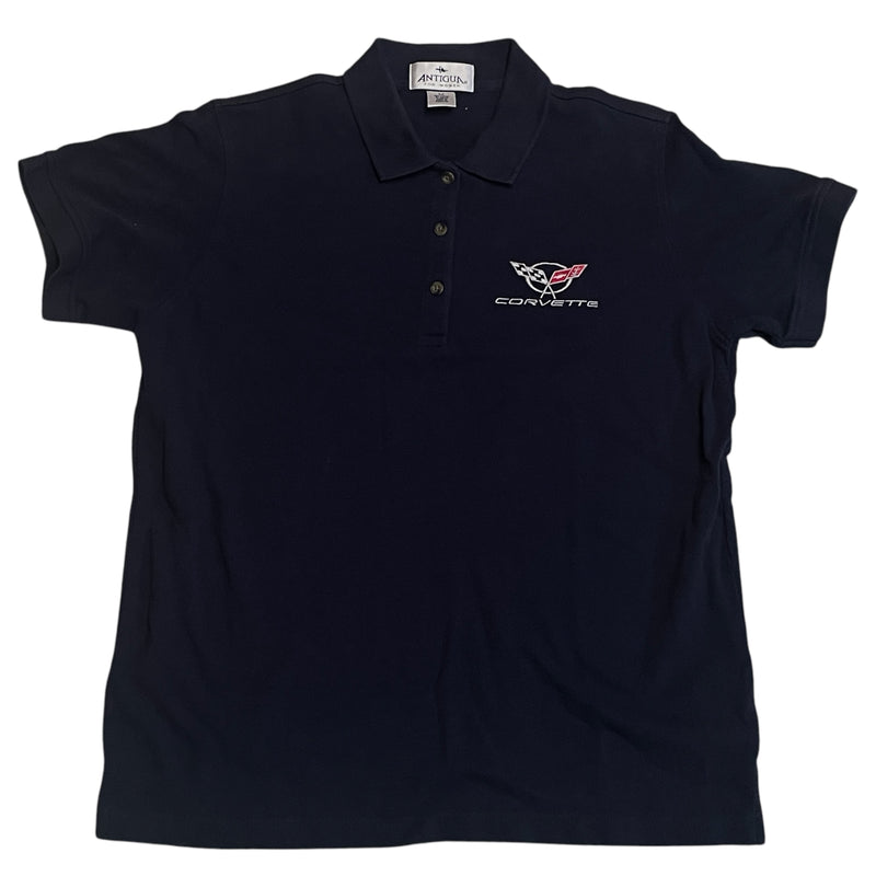 Antigua For Women Corvette 100% Cotton Short Sleeve Collared Polo Shirt