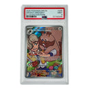 Arven's Greedent 2025 Pokemon Destined Rivals Illustration Rare IR Card 205/182 PSA 9