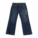 American Eagle Mens Dark Tinted Wash Bootcut Deinm Blue Jeans